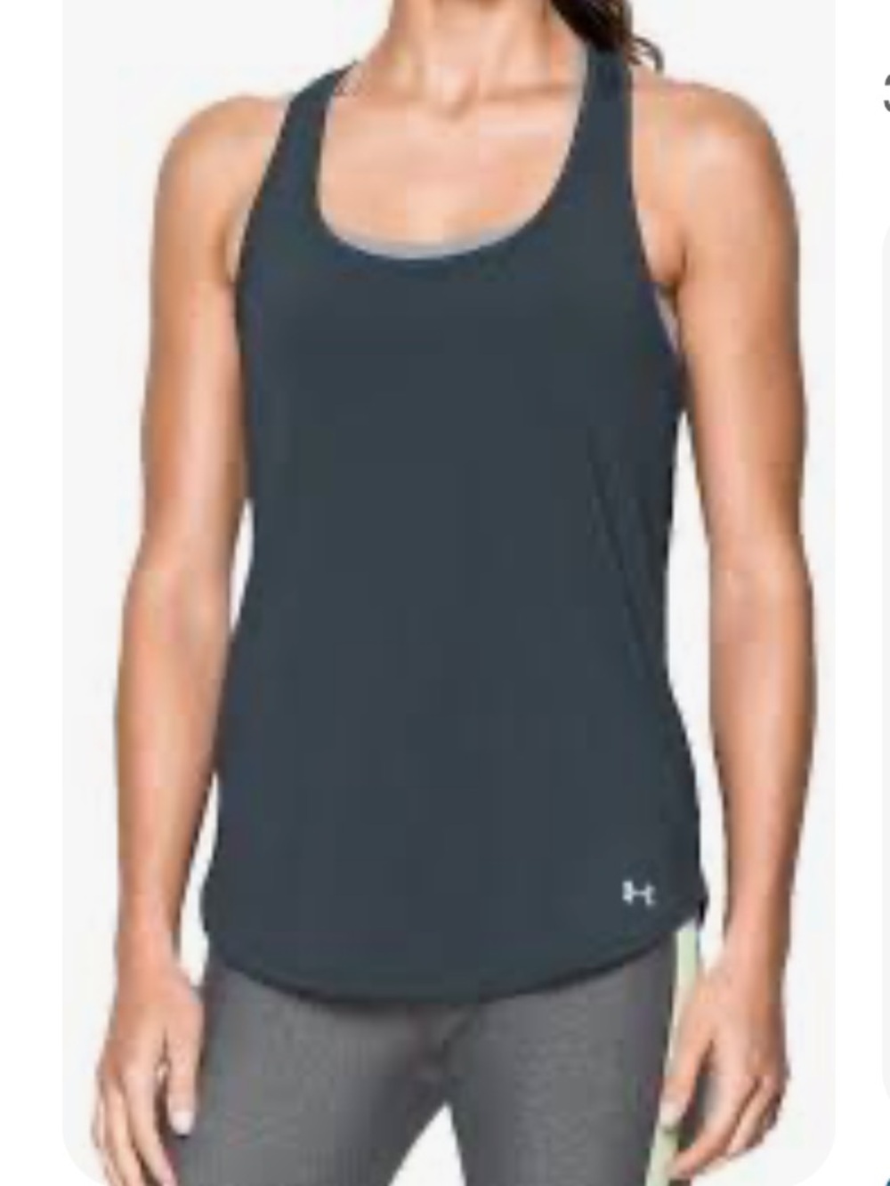 Under Armour 🔥Black Racerback Tank and Black Athletic Shorts Set plus FREE Socks - Picture 3 of 5